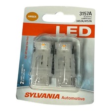 Sylvania 3157A Amber LED Bulbs BP2 2-Pack Fits 3457A 4157A New Sealed picture