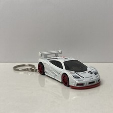 RARE KEY CHAIN WHITE MCLAREN F1 GTR CUSTOM LIMITED EDITION 1995 1996 picture