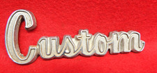 Vtg Chrysler Dodge Truck Custom Original Badge Metal Emblem 3495675 picture