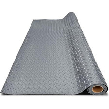 LITA Garage Floor Mat, PVC Flooring Roll Thickened Mats, Heavy Grey picture