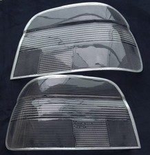96'-00' BMW E39 CLEAR TAIL LIGHT LENSES picture