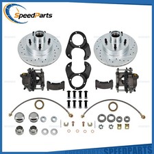 Disc Brake Conversion Kit For 1937 1938 1939-1948 Ford Round Back Style Spindles picture