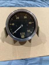  Vintage 1968 Stewart Warner 5000 RPM Mechanical Tachometer MADE IN USA 820328 picture