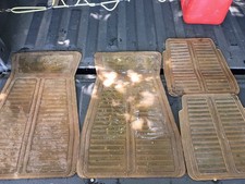 VINTAGE 1950/60'S VINYL FLOOR MATS picture