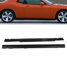 For 2008-2014 Dodge Challenger Pair Door Exterior Rocker Molding Body Panel Trim picture