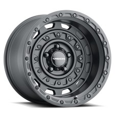 One 17x10 Vision 403 Tactical 8x170 -25 Satin Black Wheel Rim 125.2 picture