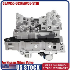 AW55-50SN AW55-51SN Transmission Valve Body w/ Solenoid For Nissan Altima Volvo picture
