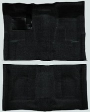 ACC 68-72 CHEVELLE 2-DR AUTOMATIC MOLDED *BLACK* CARPET 80/20 LOOP RUG USA picture