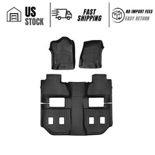 WeatherTech FloorLiner 2015-2020 Chevrolet Suburban Black Complete Set picture