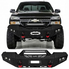 Vijay For 2003-2006 Chevy Silverado 1500 Front Bumper w/ Winch Plate & D-Rings picture