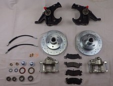 1971-1972 Chevrolet C10 Chevy truck 2.5 inch drop spindle disc brake kit drilled picture