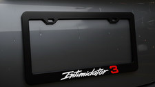 DALE EARNHARDT #3 Nascar Legend - License Plate New Car Tag Metal Black PREMIUM picture