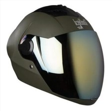 Steelbird Air SBA-2 Full Face Motorbike Helmet  Stylish Regular Size Green  picture