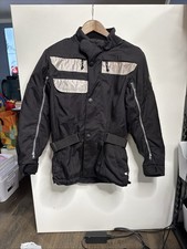 BMW Motorcycle Jacket Black Cordura XS Reflective Vented Padded Biker Armor picture