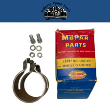 New Old Stock Exhaust Pipe Clamp V8 For 1954-1960 Mopar All Models #1603351 picture