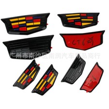 preown new OVERLAY Front Grill/Trunk Badges COVER Fit Cadillac MOST CT5/4/6 XT/ picture