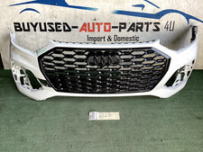 w/crack 2021 2022 2023 AUDI Q5 SPORTBACK FRONT BUMPER W/ GRILLE OEM AY06949 picture