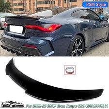 FOR 21-2024 BMW G26 430i GRAN COUPE i4 GLOSS BLACK PSM STYLE TRUNK SPOILER WING picture