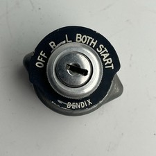 Used Vintage Bendix Aircraft Ignition Switch 10-357210-10 Push To Start - No Key picture