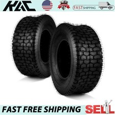 2PCS 16x6.50-8 ATV TIRES Lawn Mower Turf Tyres Tubeless 16x6.5x8 16x6.5-8 4Ply picture
