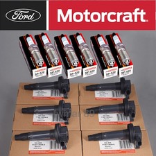 OEM. 6P Ignition Coil DG520 + 6P Spark Plug SP520 For 2010-14 Edge 3.7L UF553 picture