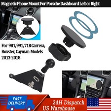 Magnetic Cell Phone Mount For Porsche 981 991 718 Carrera Boxster Cayman 2013‑18 picture