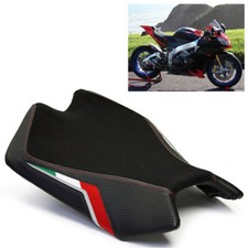 Aprilia RSV4 Seat Cover 2009-2017 2018 2019 2020 Luimoto Black Red Team Suede picture