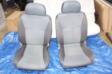 98-04 Nissan XTERRA FRONTIER Pair Front BUCKET SEATS w Seat Belt Receivers CLEAN picture