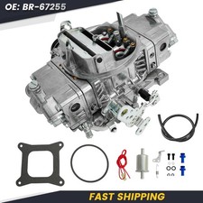 4 Barrel 650 CFM Brawler Double-Pumper Carburetor Electric Choke BR-67255 Carb picture