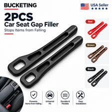 2Pcs Car Seat Gap Filler Universal Side Seam Plug Strip Leak-proof Filling Pad 2 picture
