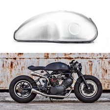 10L 2.6 Gal Cafe Racer Tank Gas Fuel Cap Keys for Yamaha XJR400 XVS650 CB500/750 picture
