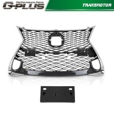 Fits 2016-17 Lexus GS200t/2016-20 GS350/2016-18 GS450h Front Grille Chrome+Black picture