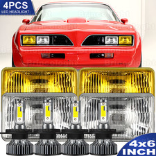 4pcs For 1977-1981 Pontia Firebird Trans AM 4x6