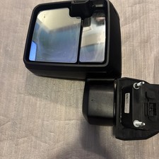 OEM 20-23 Chevy Silverado GMC Sierra 2500 3500 RH Black Blind Spot Tow Mirror picture