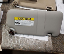 2015-2020 Honda Fit Driver Left Sun Visor Without Illumination Gray OEM Assembly picture