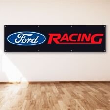 Ford Racing 2x8 ft Banner Shelby Cobra SVT Car Truck Garage Sign Flag picture