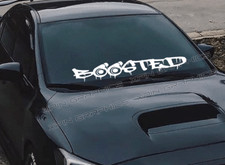 Boosted Drip sticker racing race turbo boost JDM drift Rally windshield decal picture