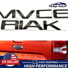 3D Rear Tailgate Gloss Black Badge For Maverick Letter Emblem Decal Nameplate picture