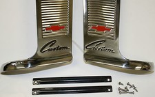 1960 1961 1962 1963 CHEVY TRUCK CUSTOM CAB MOULDING SET STAINLESS W HARDWARE* picture