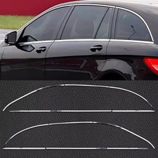 For 2010-2017 Benz R-Class W251 Chrome steel Windows Sill Molding Strip Trim X picture