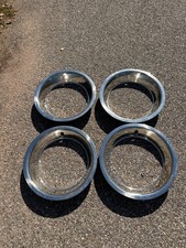 Aftermarket 1968 to 1977 Corvette deep dish rally wheel trim rings beauty rings picture