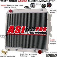 3 Row Aluminum Radiator FOR Dodge 1968-1974 Challenger Charger Plymouth-V8 22