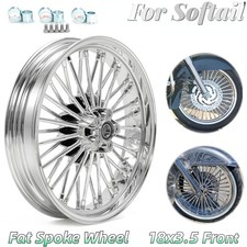 18x3.5 Fat Spoke Wheel Front Rim for Harley Heritage Softail Classic Fat Boy picture
