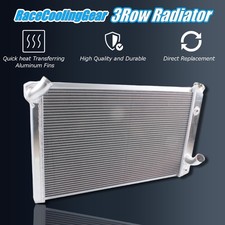 3ROW Cooling Radiator For 1973 1974 1975 1976 Corvette C3 Stingray 5.7L 7.4L V8 picture