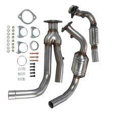 FITS: 1999-2005 CHEVROLET  Silverado 2500 5.3L Y Pipe & Catalytic Converter 1/E picture