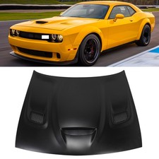 For 2015-2023 Dodge Challenger Hellcat Primed Aluminum Front Engine Hood Cover picture