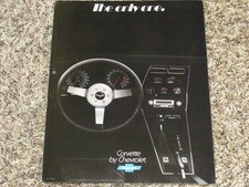 1977 Chevrolet Corvette C3 Dealer Sales-Showroom Autoshow Brochure picture