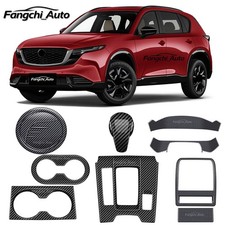 7PCS Carbon Fiber Style Interior Trim Kit For Mazda CX-5 2026 LHD Only picture