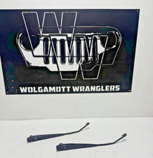 Driver & Passenger Windshield Wiper Blade Arms PAIR  97-06 Jeep TJ Wrangler 55 picture