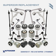 AUTOACER 24p Front & Rear Suspension Arms Tie Rods Links Bushes For Jaguar SType picture